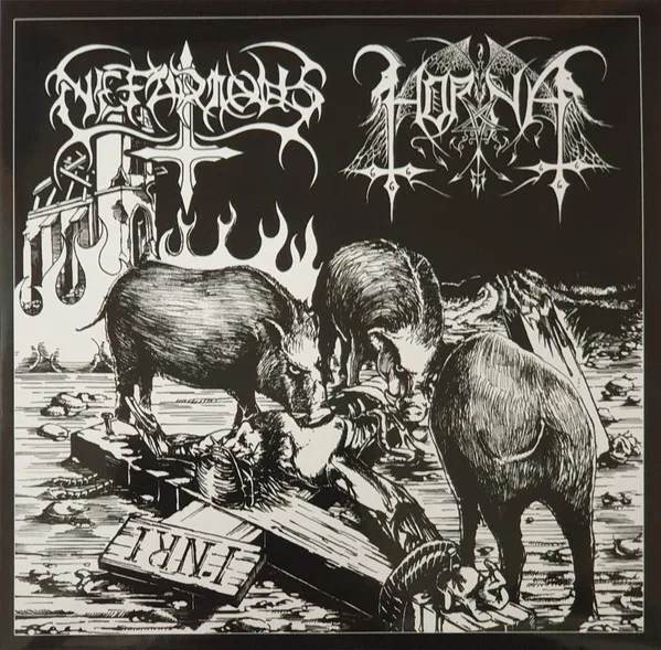 Horna / Nefarious cover