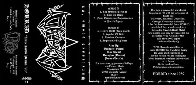 Unreleased Promo '93 cover