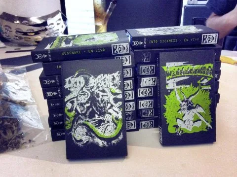 Into Sickness / Weedsnake en vivo cover