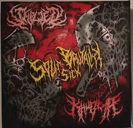 Split Sick Brutality - Blooded to Die cover