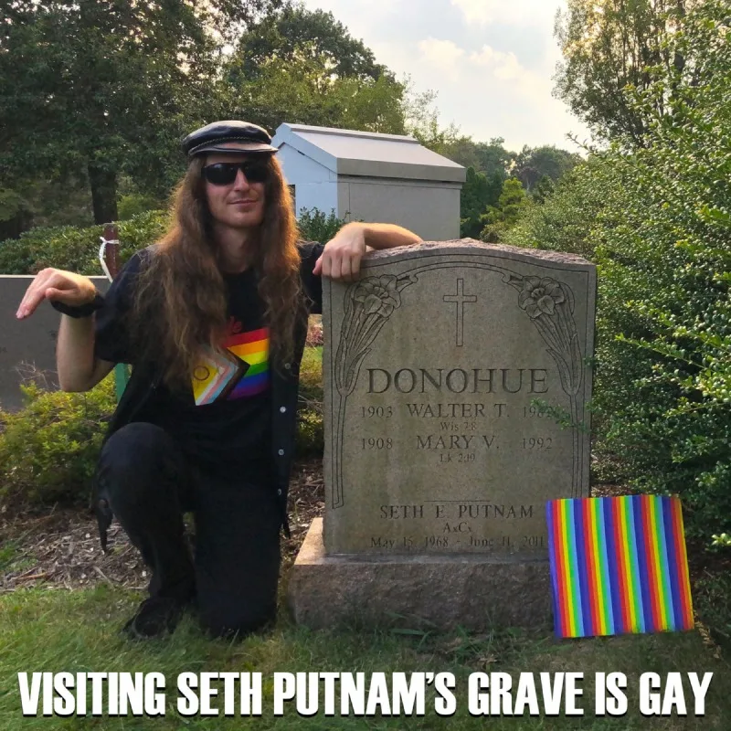 Visiting Seth Putnam's Grave Is Gay cover