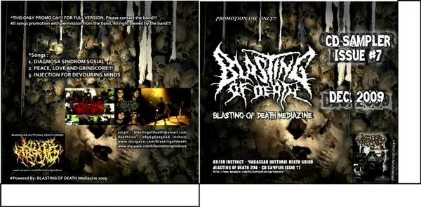 Blasting of Death Mediazine  # 7 cover