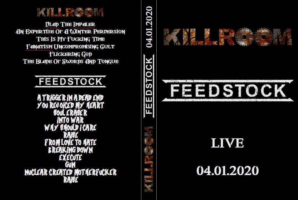 Killroom / Feedstock - Live 04.01.2020 cover