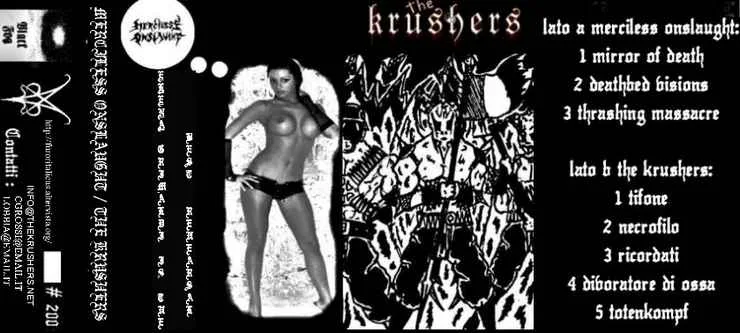 Merciless Onslaught / The Krushers cover