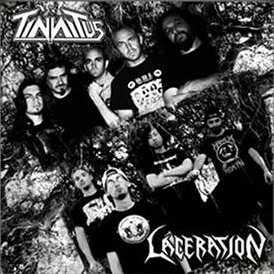 Laceration / Tinnitus 2013 Split cover