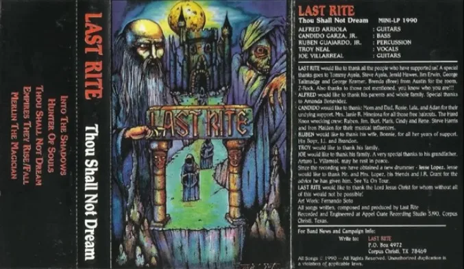 Thou Shall Not Dream cover