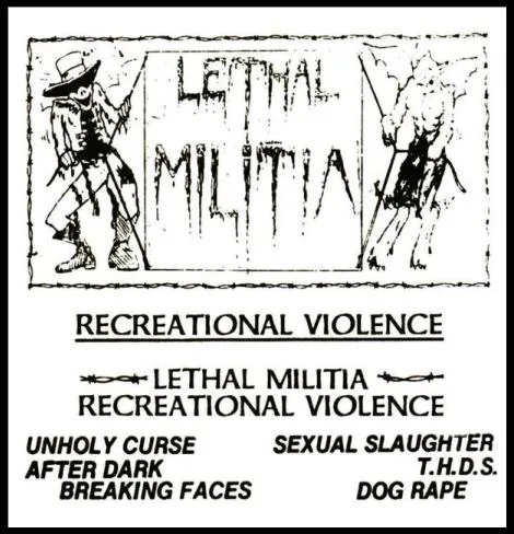 Recreational Violence cover