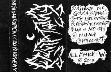 MisanthropicNecroBlasphemy cover