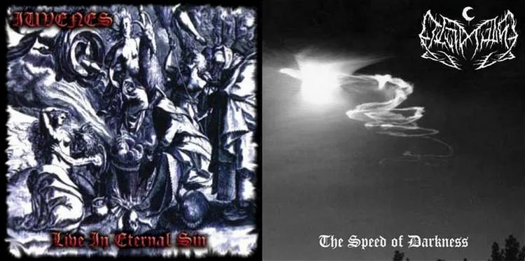 Live in Eternal Sin / The Speed of Darkness cover