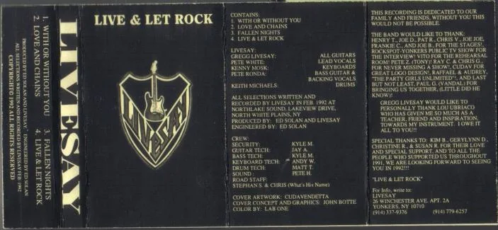 Live & Let Rock cover