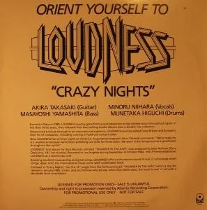 Crazy Nights cover