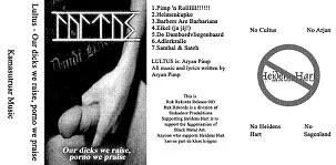 Our Dicks We Raise, Porno We Praise cover