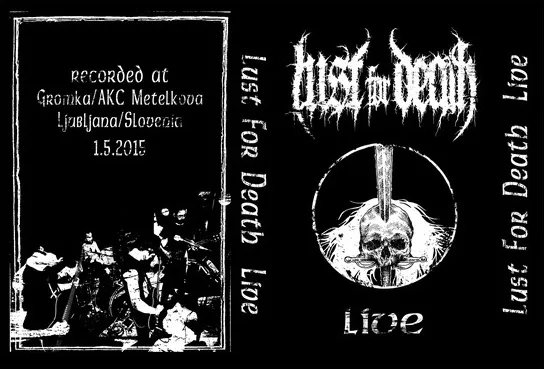 Lust for Death Live cover