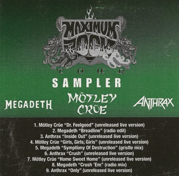 Maximum Rock Tour Sampler cover
