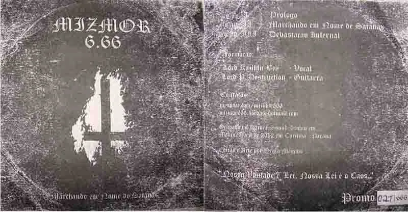 Marchando em Nome de Satanás cover