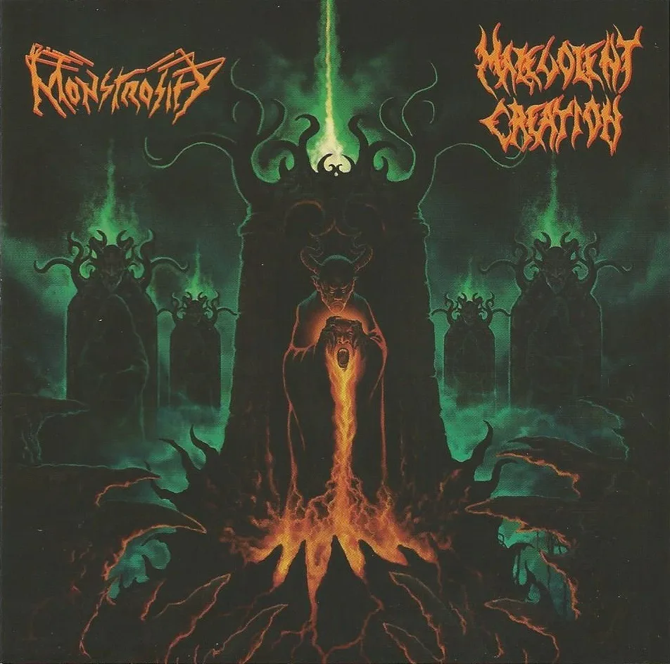 Monstrosity / Malevolent Creation cover