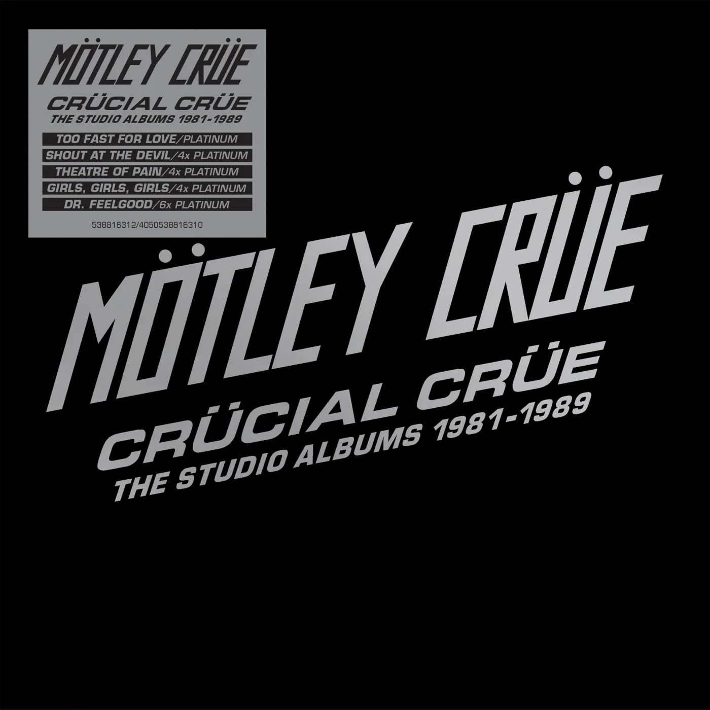 Crücial Crüe - The Studio Albums 1981-1989 cover