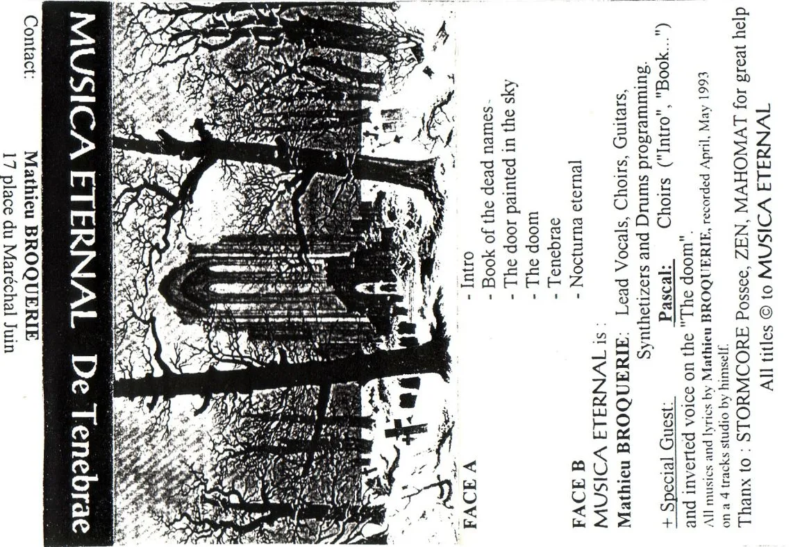 De Tenebrae cover
