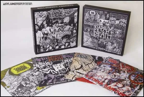 Scum / From Enslavement to Obliteration / Harmony Corruption / Utopia Banished cover