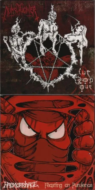 Cut God Out / Feasting on Purulence cover