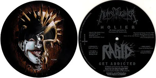 Nunslaughter / Rabid cover