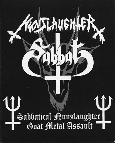 Sabbatical Nunslaughter Goat Metal Assault cover