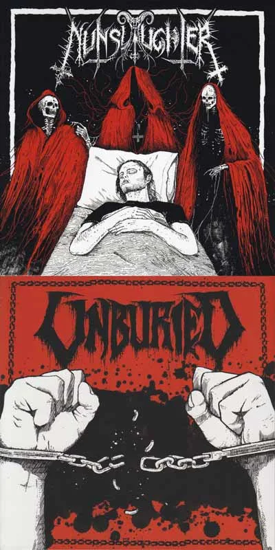 Nunslaughter / Unburied cover
