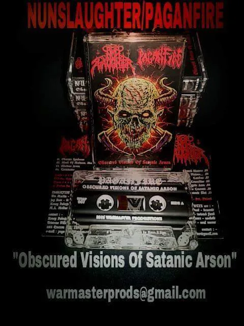 Obscured Visions of Satanic Arson cover