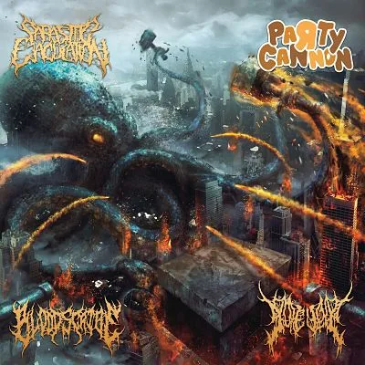 Cannons of Gore Soaked, Blood Drenched, Parasitic Sickness cover