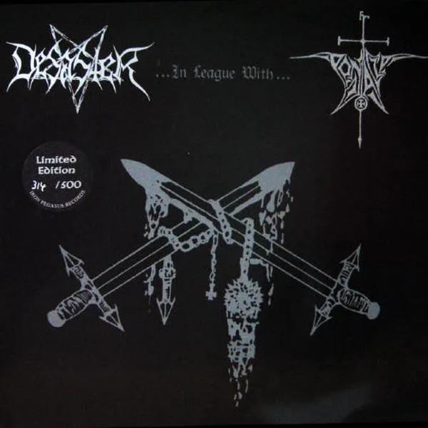 Desaster... in League with... Pentacle cover