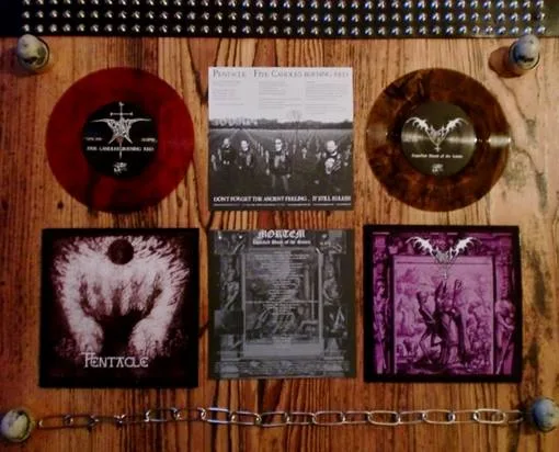 Liquefied Blood of the Saints / Five Candles Burning Red cover