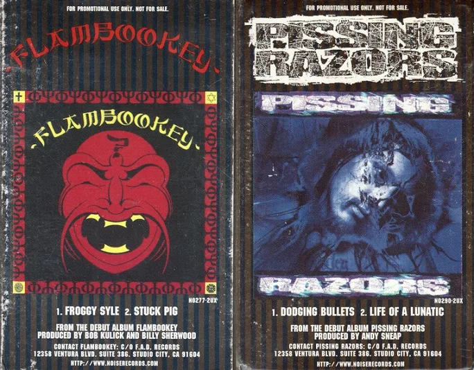 Pissing Razors / Flambookey cover