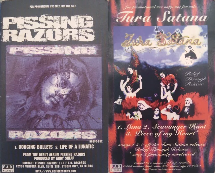 Pissing Razors / Tura Satana cover