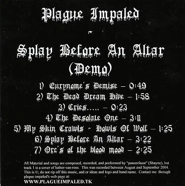 Splay Before an Altar cover