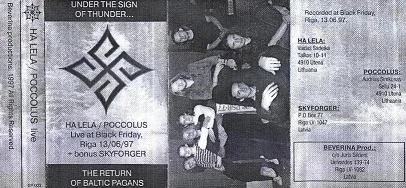 Live at Black Friday, Riga 13/06/97 cover