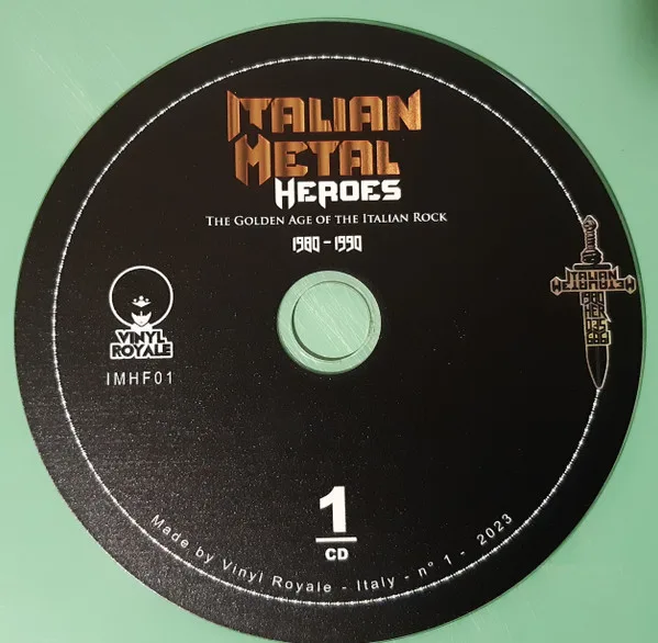 Italian Metal Heroes - The Golden Age of the Italian Rock 1980-1990 Vol. 1 cover