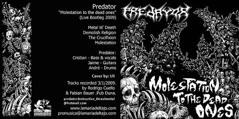 Molestation to the Dead Ones cover