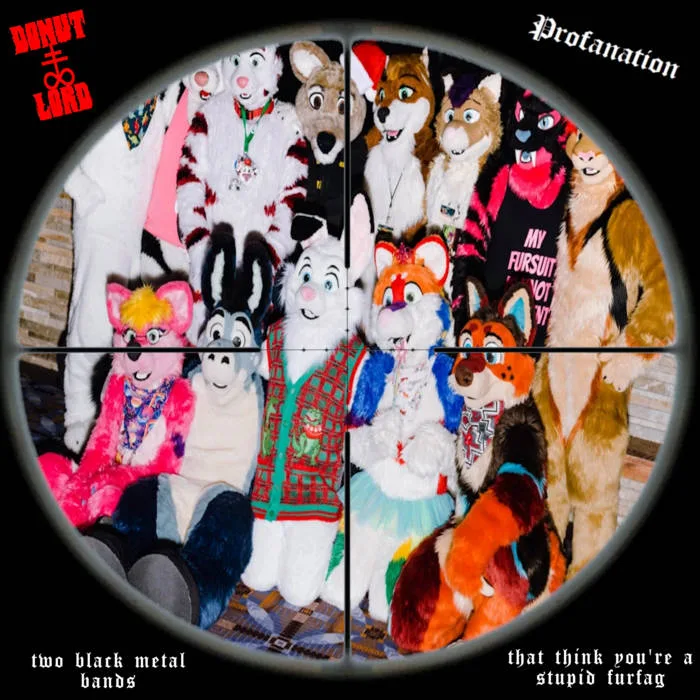 Two Black Metal Bands That Think You're a Stupid Furfag cover