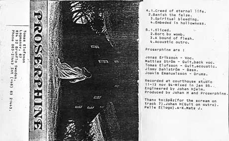 Proserphine cover