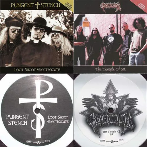 Loot, Shoot, Electrocute / The Temple of Set cover