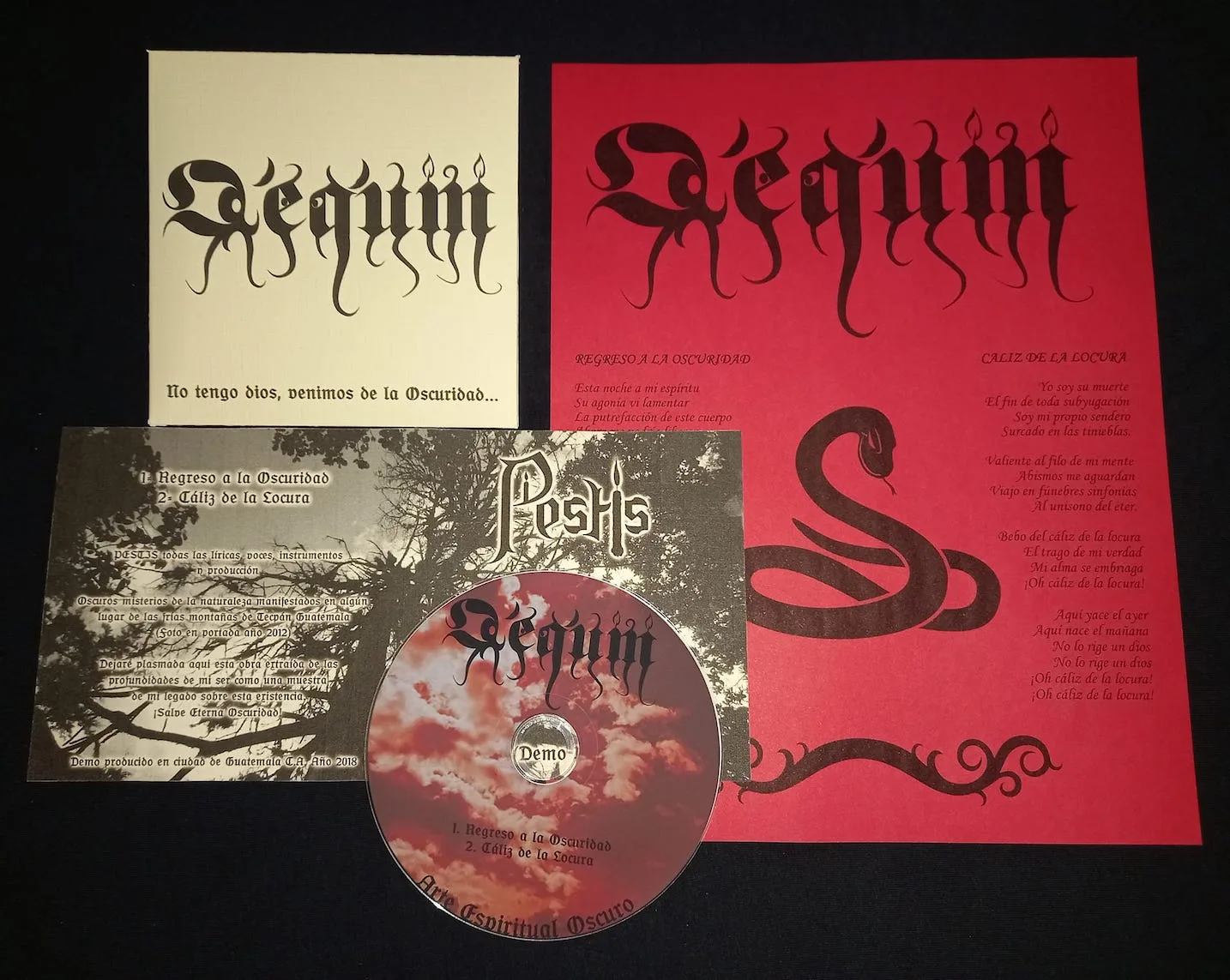 No tengo Dios, venimos de la oscuridad... cover