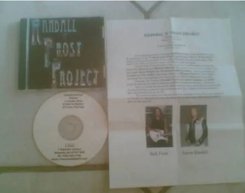 Randall Frost Project cover