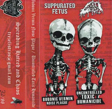 Bubonic Vermin Noise Plague / Uncontrolled Toxic Humanicide cover