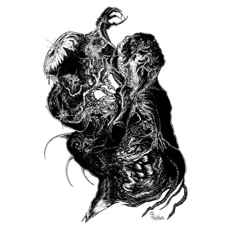 Reek of the Unzen Gas Fumes / Thy Sepulchral Moon cover