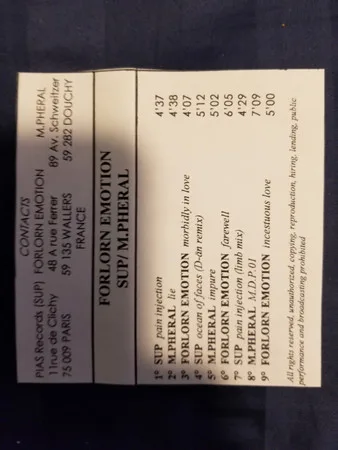 Forlorn Emotion / S.U.P. / M.Pheral cover