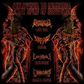 Philippines to Indonesia 4-Way Split of Brutality cover