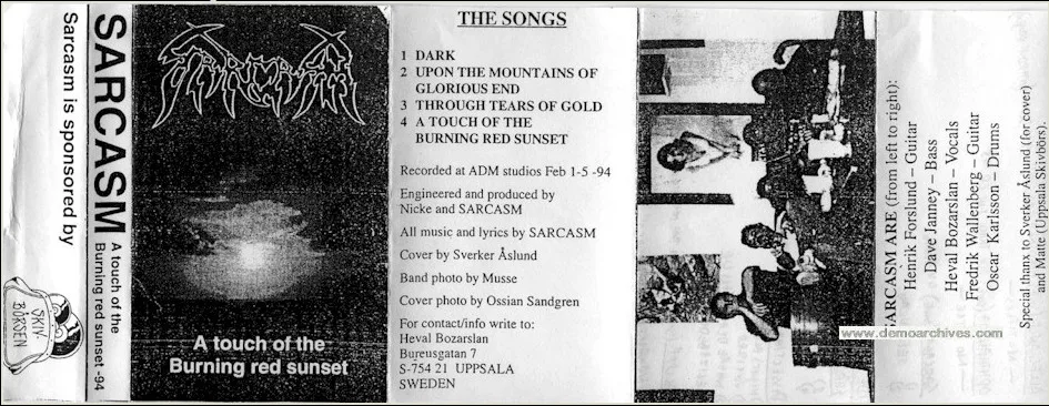 A Touch of the Burning Red Sunset cover