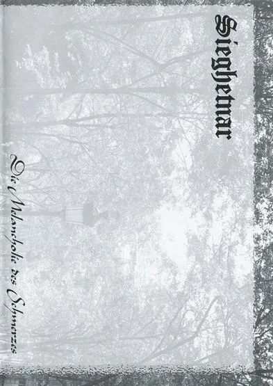 Die Melancholie des Schmerzes cover