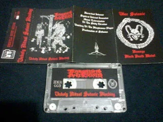 Unholy Ritual Satanic Bleeding cover