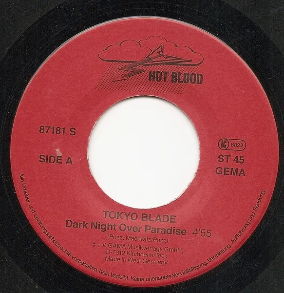 Dark Night over Paradise cover